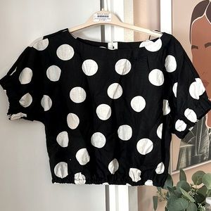 Target x Tabitha Brown polka dot shirt